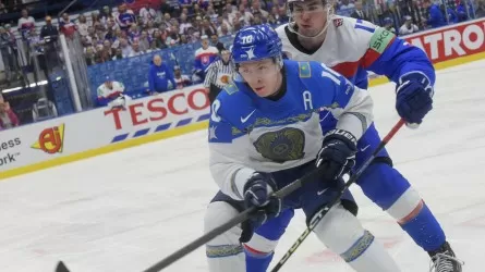 Казахстан уступил Словакии на хоккейном чемпионате мира